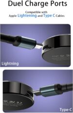 ⁦شاحن من يسيدو بمنفذ USB متوافق مع I ووتش بمنفذ واحد وقدرة 5.0 واط مع خاصية الشحن المغناطيسي وحماية من الشحن والحرارة الزائدة⁩ - الصورة ⁦4⁩