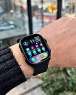 ⁦ساعة ذكية اكس 8 بلس الترا بتصميم مبتكر ومتطور، تدعم المكالمات (أسود)⁩ - الصورة ⁦2⁩