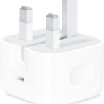 محول طاقة USB نوع سي 20 وات من ابل - ابيض