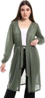 CAESAR Womens Open Neckline Cardigan Open Neckline Cardigan