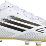 حذاء كرة قدم F50 كلوب للملاعب العشبية الطبيعية والأرضيات المتعددة للأطفال الصغار من الجنسين من اديداس