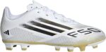 حذاء كرة قدم F50 كلوب للملاعب العشبية الطبيعية والأرضيات المتعددة للأطفال الصغار من الجنسين من اديداس