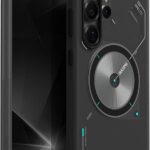 جراب حماية مغناطيسي بتقنية اي ام دي الحرارية والتبريد السلبي متوافق مع ماج سيف لموبايل سامسونج جالاكسي S25 الترا من اولمو، رمادي شفاف
