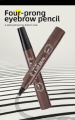 ⁦mysouqeg | 1 pcs - 4-Tip Brow Tint Pen, Four-Prong Eyebrow Pencil, 0.15mm Ultra-Fine Nib, 3D Natural Look, Smudge-Proof, 24-Hour Sweat Resistance - Gray Brown 1 Pcs⁩ - الصورة ⁦7⁩