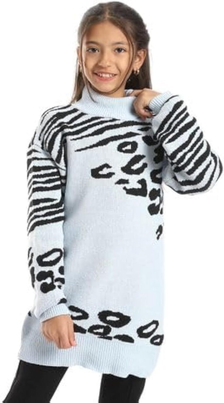 CAESAR Girls Girls Wool Pullover With Mutlicolour Design Pullover