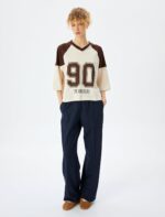 ⁦KOTON Womens Printed T-Shirt Modern⁩ - الصورة ⁦4⁩