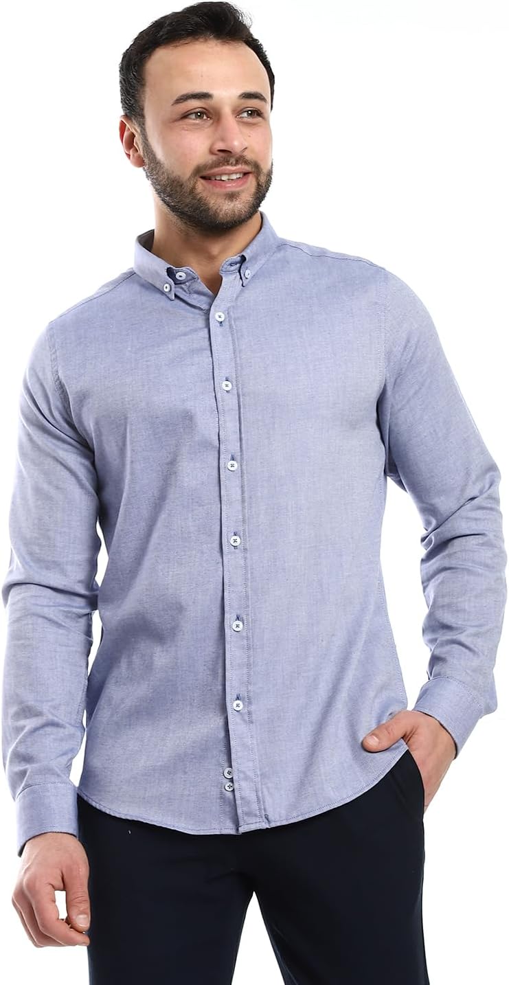 Andora Mens Oxford Cotton Full Sleeves Shirt Western (pack of 1)