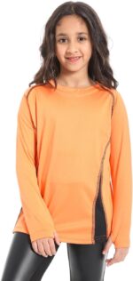 Cesar Girls Girls' sports T-shirt with sleeves and a handle Girls' sports T-shirt with sleeves and a handle
