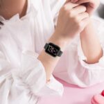 ⁦جراب متوافق مع ساعة آبل 44 ملم سلسلة 4 و5، إطار واقي ناعم من البولي يوريثين مقاوم للحرارة، رفيع للغاية، مقاوم للخدش وللصدمات من ميمول - أسود⁩ - الصورة ⁦7⁩