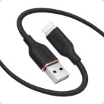 كابل من انكر بطول 1.83 متر نوع USB-A إلى لايتنينج متوافق مع آيفون وآيباد وآيبود وايربودز