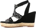 ⁦dejAVU womens JAL-DJTF-054 Flat Sandal⁩ - الصورة ⁦3⁩