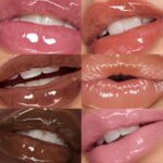 ⁦أحمر شفاه من هدى سائل بلمسة لامعة عالية بلون كراميل بني⁩ - الصورة ⁦5⁩