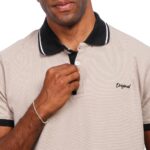 ⁦COUP Mens Polo-Shirt with Short Sleeves for Men 1100244 Modern (pack of 1)⁩ - الصورة ⁦3⁩