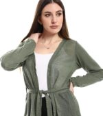 ⁦CAESAR Womens Open Neckline Cardigan Open Neckline Cardigan⁩ - الصورة ⁦2⁩