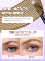 ⁦SHEGLAM Airy Tinted Volumizing Mousse Eyebrow Mascara Gel High Color 3D Eyebrow - Blonde⁩ - الصورة ⁦4⁩