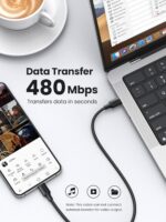 ⁦كابل USB من يوجرين بطول 2 متر متوافق مع السمارتفون والنوتبوك والتابلت والكمبيوتر الشخصي والتلفاز⁩ - الصورة ⁦3⁩