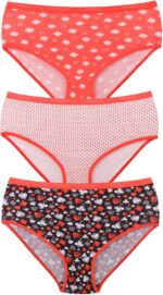 ⁦عبوة من 3 قطع بانتيهات قصيرة من القطن الفائق للنساء من كارما⁩ - الصورة ⁦3⁩