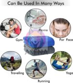 ⁦عدد 6 فوط حمام قطن 100% ((كحلي - لبني - بني - كافيه - بمبي -اوف وايت ), 20*20)⁩ - الصورة ⁦4⁩