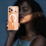 ⁦جراب حماية شفاف لموبايل ايفون 17 برو ماكس من جرابيست، متوافق مع ماج سيف، حماية من الدرجة العسكرية، لا يصفر، جراب موبايل مغناطيسي رفيع ورفيع لموبايل ايفون 17 برو ماكس، شفاف (ايفون 17 برو ماكس)⁩ - الصورة ⁦8⁩