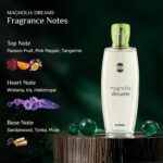 ⁦اجمل عطر ماجنوليا دريمز او دي بارفان للنساء - 100 مل | عطر كهرماني زهري يدوم طويلا مع المغنوليا والتونكا | عطر رائع مصنوع في دبي | هدية انيقة للنساء⁩ - الصورة ⁦3⁩