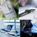 ⁦شاحن من يسيدو بمنفذ USB متوافق مع I ووتش بمنفذ واحد وقدرة 5.0 واط مع خاصية الشحن المغناطيسي وحماية من الشحن والحرارة الزائدة⁩ - الصورة ⁦8⁩