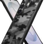 Ringke Fusion-X for Samsung Galaxy S26 Ultra Case [Heavy Duty X-Frame] Rugged Shockproof Bumper Protective Cover with Non-Slip Side Grip - Camo Black
