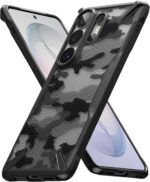 Ringke Fusion-X for Samsung Galaxy S26 Ultra Case [Heavy Duty X-Frame] Rugged Shockproof Bumper Protective Cover with Non-Slip Side Grip - Camo Black