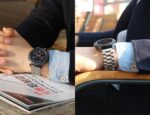 ⁦سوار شبكة من في-مورو متوافق مع ساعة سامسونج جالاكسي 46 ملم وجير S3 فرونتير، مصنوع من الستانلس ستيل بلون ألوكرويك للرجال مقاس 22 ملم⁩ - الصورة ⁦8⁩