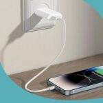 ⁦شاحن من آيسي وينك بمنفذ USB متوافق مع آيفون XS و XR و X و 8 و 7 و 6 و آيباد، منفذ واحد، 5.0 واط، مع حماية من الشحن الزائد⁩ - الصورة ⁦4⁩