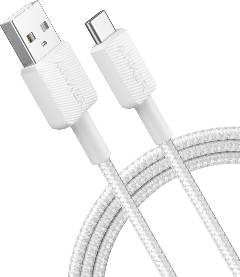 كابل من أنكر بطول 914.4 مليمتر نوع USB متوافق مع USB-A وUSB-C والآيفون والهواتف الذكية