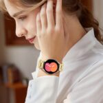 ⁦سوار شبكة معدني من دلع موبايلك متوافق مع ساعات سامسونج جالاكسي وهواوي وامازفت للجنسين مقاس 22 ملم⁩ - الصورة ⁦7⁩
