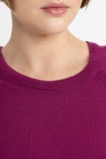 ⁦DeFacto womens Relax Fit Long Sleeve Crew Neck Basic Sweater Pullover Sweater (pack of 1)⁩ - الصورة ⁦5⁩