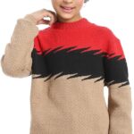 CAESAR Boys boys wool pullover with multi design boys wool pullover with multi design