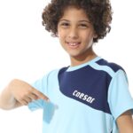 ⁦CAESAR Boys BoysSport T-Shirt With Short Set BoysSport T-Shirt With Short Set⁩ - الصورة ⁦4⁩
