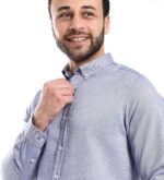 ⁦Andora Mens Oxford Cotton Full Sleeves Shirt Western (pack of 1)⁩ - الصورة ⁦4⁩