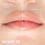 ⁦ملمع شفاه مرطب + زيت ورد 03⁩ - الصورة ⁦3⁩