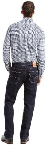 ⁦Levi's Mens 505 Regular Jeans Jeans⁩ - الصورة ⁦3⁩