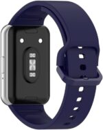 ⁦سوار ساعة رياضي بديل من السيليكون الناعم من Next Store متوافق مع Samsung Galaxy Watch Fit 3 ، حزام سريع الفك والتركيب مقاوم للتعرق للرجال والنساء⁩ - الصورة ⁦2⁩
