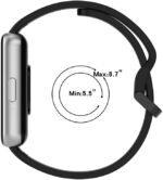 ⁦سوار ساعة رياضي بديل من السيليكون الناعم من Next Store متوافق مع Samsung Galaxy Watch Fit 3 ، حزام سريع الفك والتركيب مقاوم للتعرق للرجال والنساء⁩ - الصورة ⁦6⁩