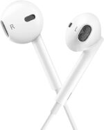 ⁦سماعات داخل الأذن لايتنينج من جوزوكسيو معتمدة ام اف اي متوافقة مع ايفون 13 12 11 Pro Max X XS XR 8 Plus 7 وحدة تحكم بميكروفون سلكي في الداخل أبيض⁩ - الصورة ⁦8⁩