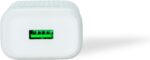 ⁦شاحن سريع GP-C43 بقدرة 18 واط مع كابل USB-A الى USB-C من جي باور، متوافق مع سلسلة ايفون 15/16/17 وبيكسل وسامسونج جالكسي وشاومي وايباد - ابيض⁩ - الصورة ⁦4⁩