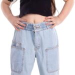 بنطلون بأرجل واسعة للبناتst02 291 من ايجي وير، لون أزرق فاتح