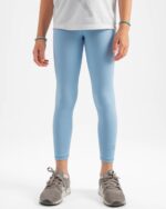 ⁦Baby blue leggings Solid Color⁩ - الصورة ⁦2⁩
