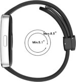 ⁦Fekra Silicone Strap For Huawei Band 10 | Band 9 | Band 8 Comfortable Magnetic Buckle Adjustable Watchband Huanwei Band 10/9/8⁩ - الصورة ⁦5⁩