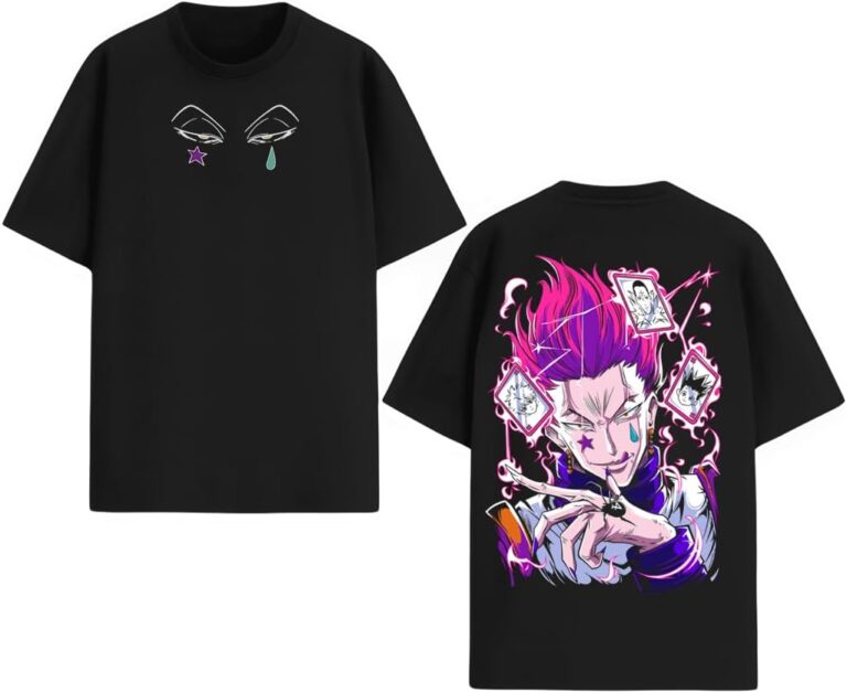 تيشرت اوفرسايز انمي هانتور Hisoka inspired T-shirt 1