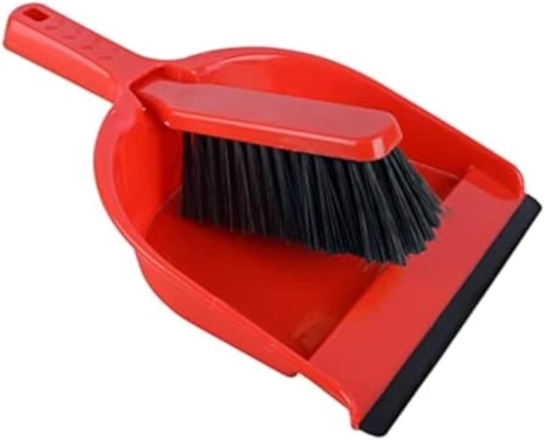 El Helal and Silver star Modern Dustpan with Brush Purple