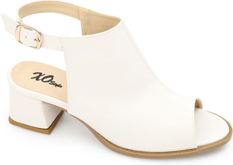 اكس او ستايل صندل زفاف بكعب للنساء - خامات عالية الجودة - 3 سم