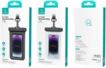 ⁦حافظة هاتف مقاومة للماء للشاطئ من Next Store – جراب طافٍ بعازل إسفنجي مصنوع من PVC عالي الجودة – حماية كاملة للهواتف حتى 7 بوصة (ابيض)⁩ - الصورة ⁦8⁩