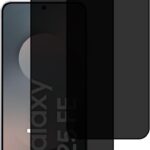 Privacy Screen Protector for Samsung Galaxy S25 FE 5G [2 Pack],Anti-Spy Tempered Glass Film,9H Hardness,Anti Scratch,Anti Fingerprint,Bubble-Free,Anti-Spy Screen Protector for Samsung Galaxy S25 FE