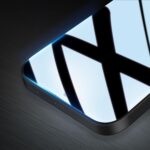 ⁦شاشة حماية من الزجاج المقوى، مضادة للكهرباء الساكنة بدرجة صلابة 9 لموبايل هونر X9D، إطار أسود، تقنية اي اس دي، مقاومة للغبار، تغطية كاملة، وضوح HD عالي الدقة من اروز⁩ - الصورة ⁦8⁩